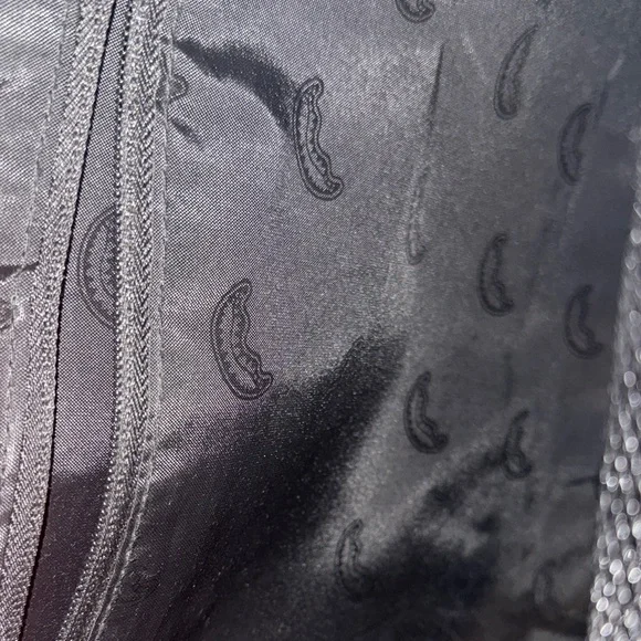 Sprayground limited edition Black Backpack with Silver Shark Design